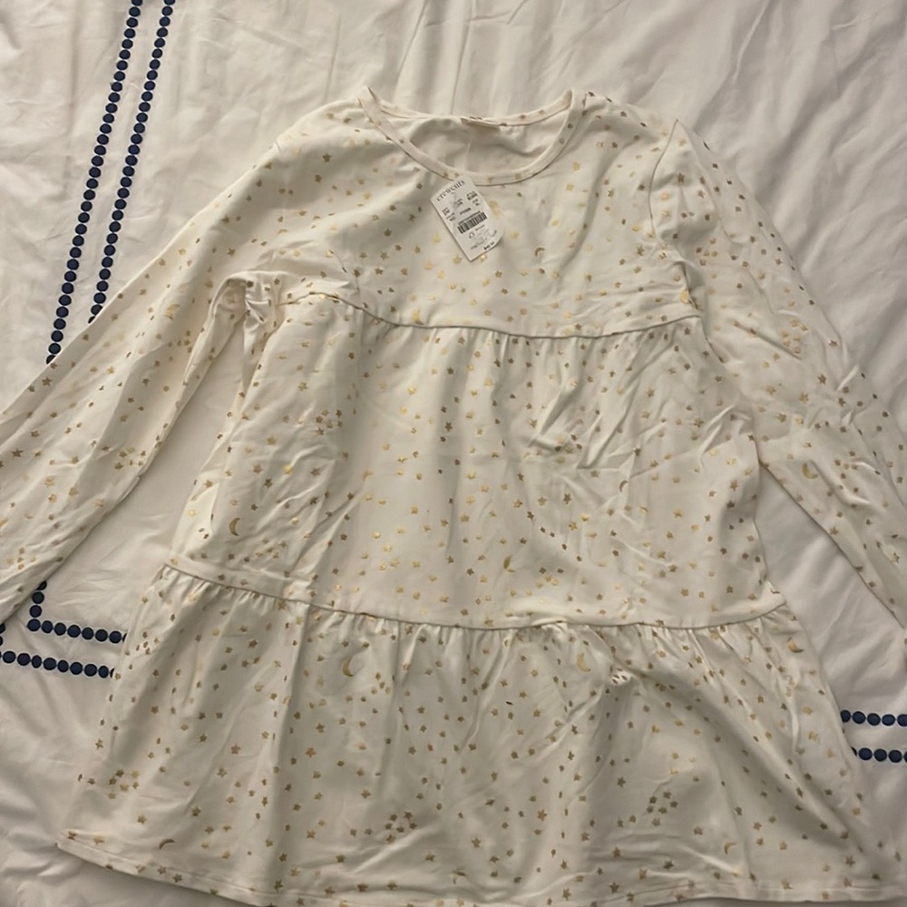 Crewcuts XL NWT star and moon tunic